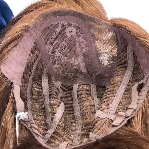 NWT Rene of Paris Kai Marble Brown LR Straight Bob Lace Front Short Wig - Picture 8 of 8